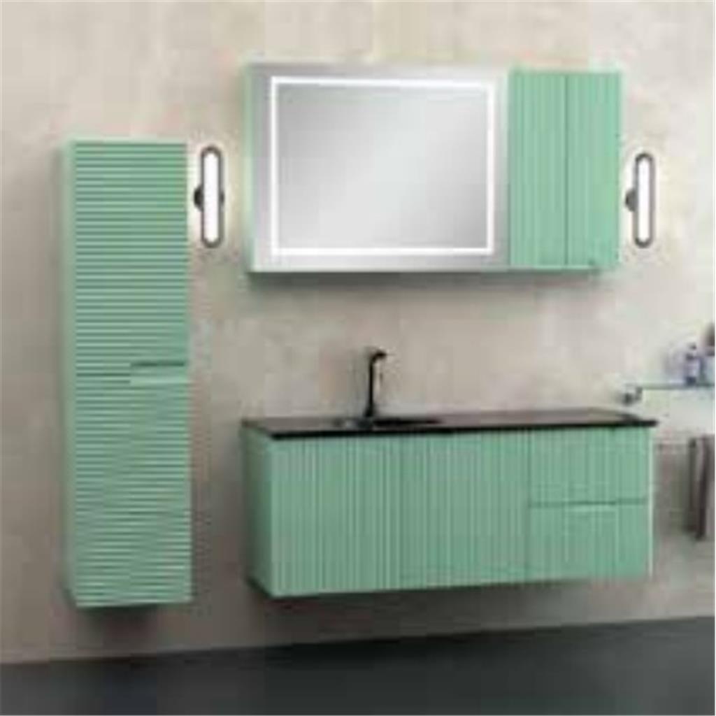 Etiler 130cm Banyo Dolabı Takım