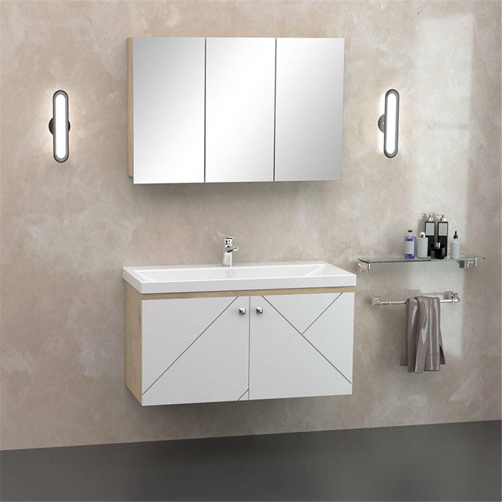 Astana 100cm Banyo Dolabı Takım