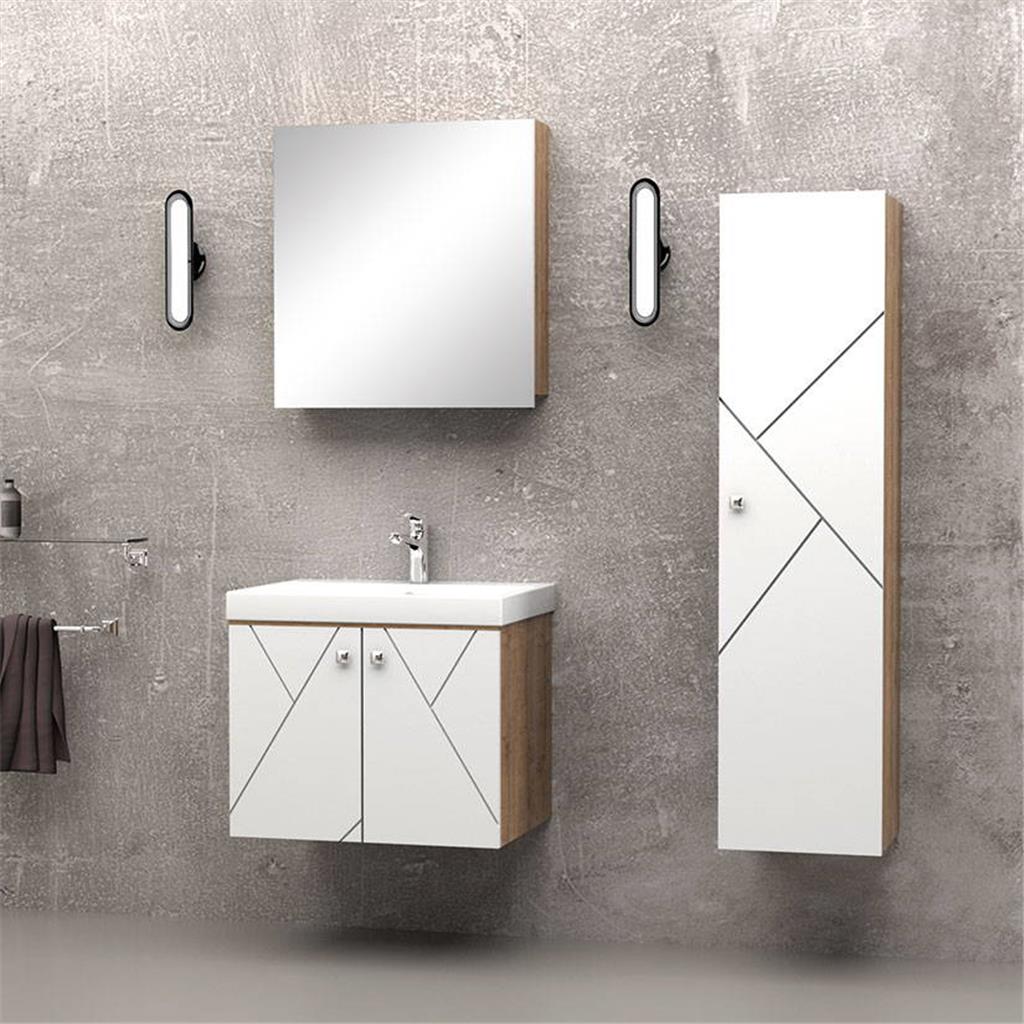 Astana 65cm Banyo Dolabı Takım