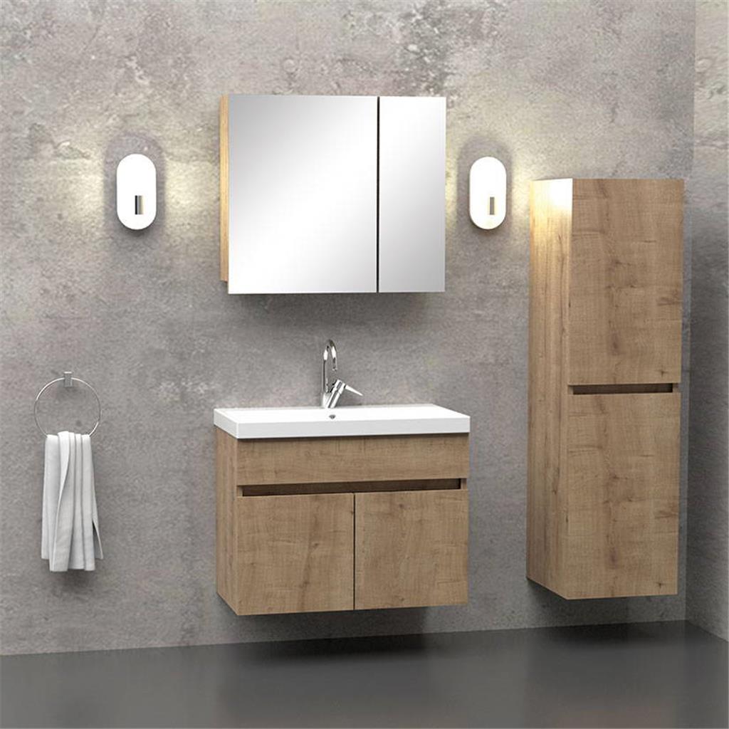 Neva 80cm Banyo Dolabı Takım