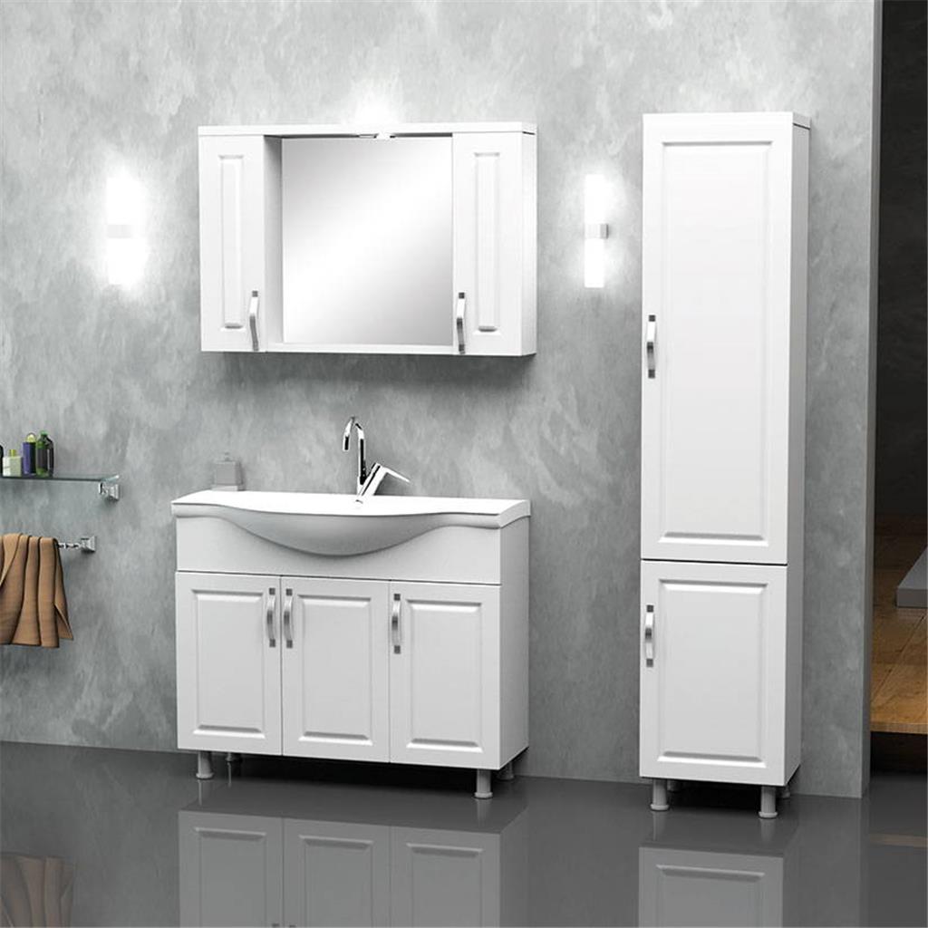 Morava 100cm Banyo Dolabı Takım