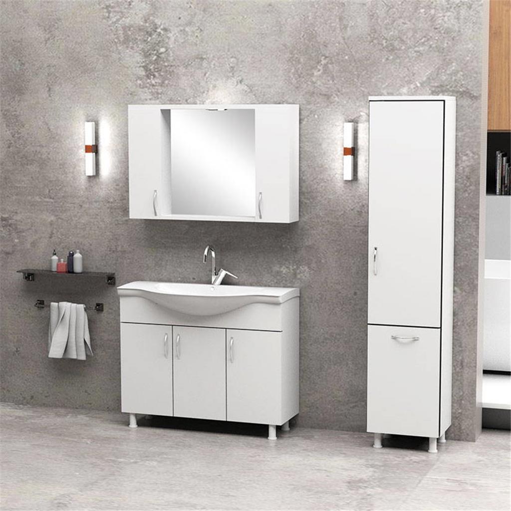 Rio 100cm Banyo Dolabı Takım