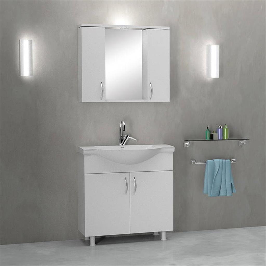 Rio 80cm Banyo Dolabı Takım