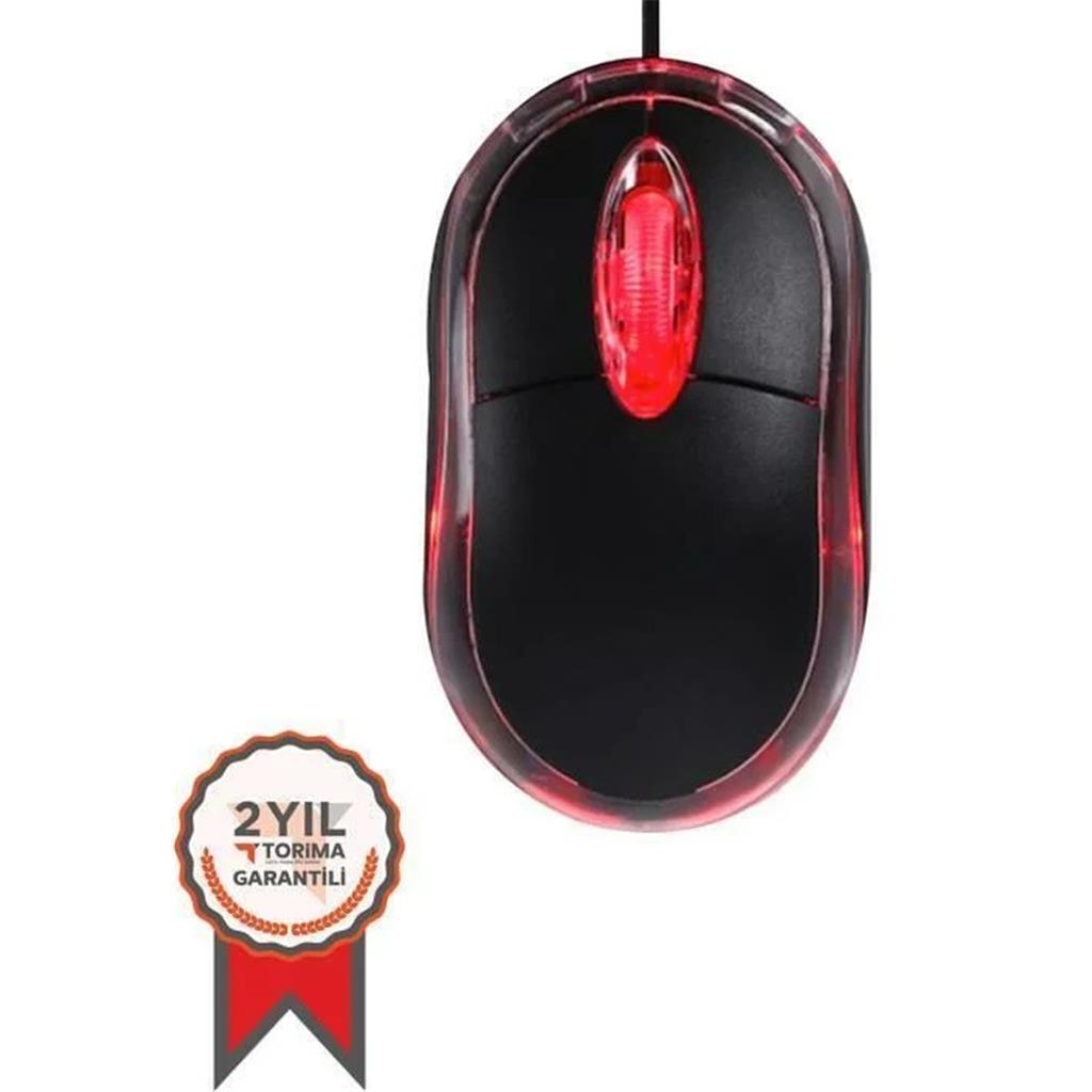 Torima Tm-05 Kablolu Siyah Optik Mouse Siyah Fare