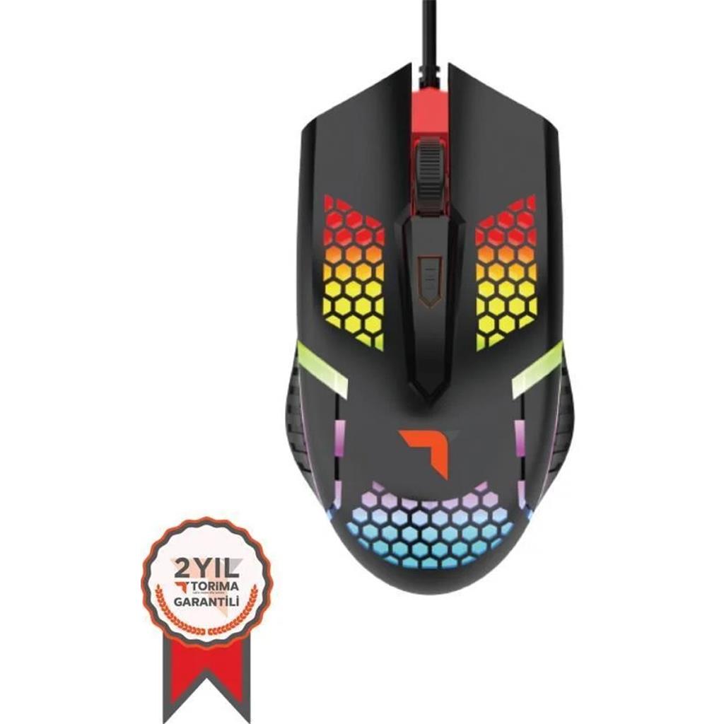 Torima Tm-15 USB Rgb Aydınlatmalı Gaming Oyuncu Mouse- Fare