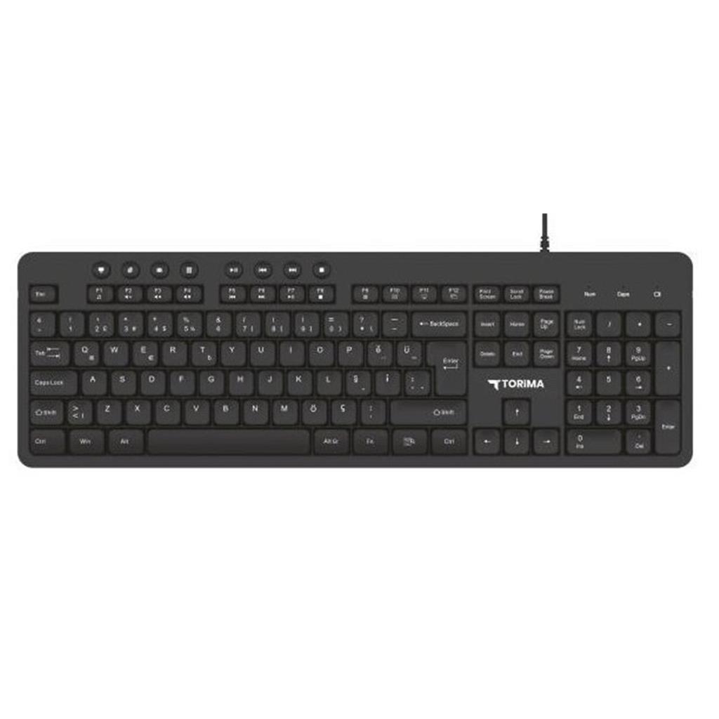 Torima TK-07 Siyah Multimedya Kablolu Q Klavye Gaming Keyboard