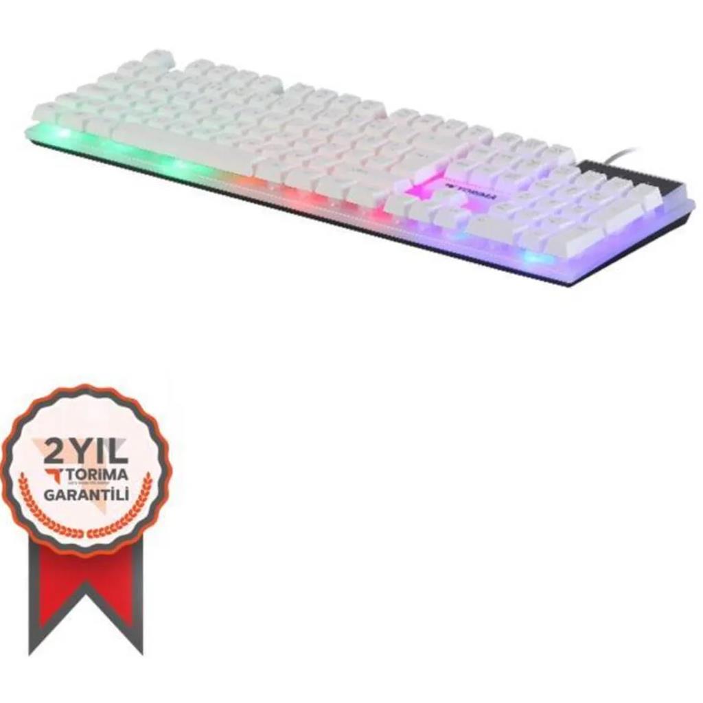 Torima TK-03 Kablolu Gaming Klavye Beyaz