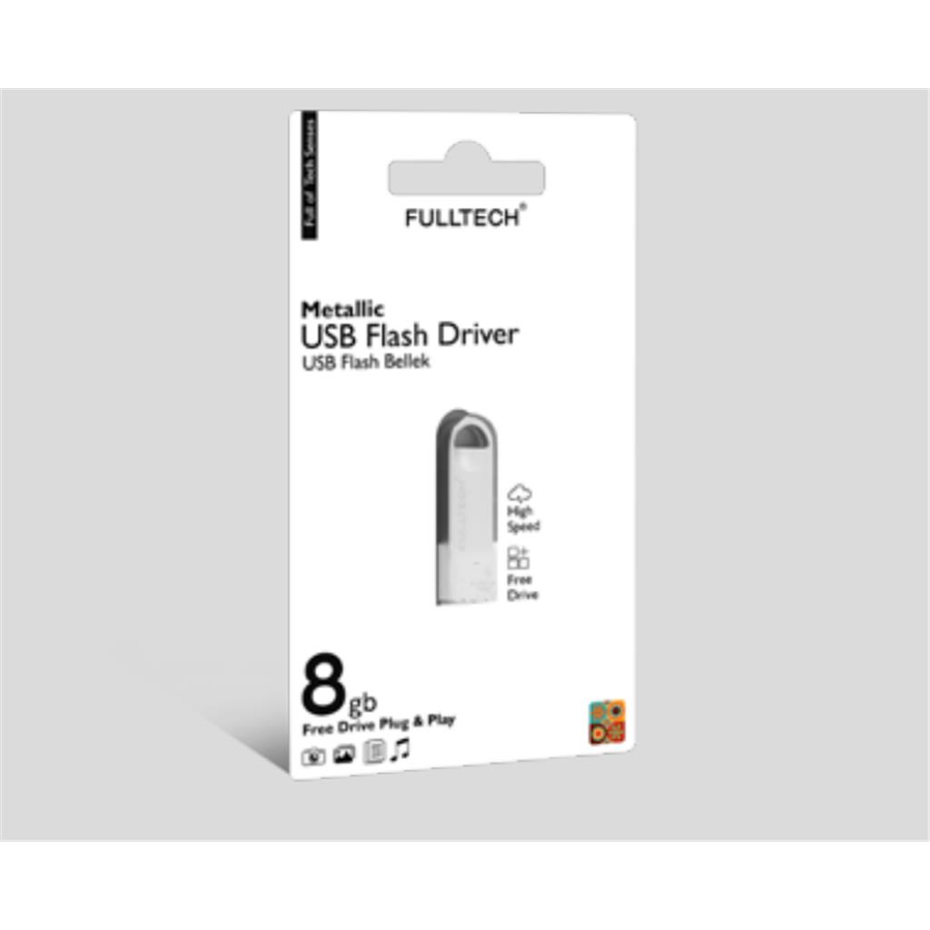 8GB FLASH BELLEK  METAL Süper Hızlı Hafıza Kartı Fulltech Fd8 8gb Metal Usb Flash