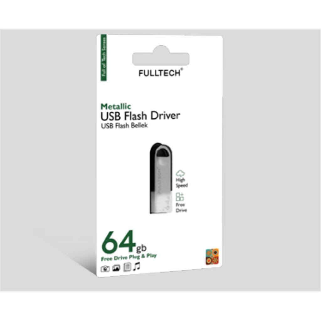 64GB FLASH BELLEK USB METAL Fulltech Fd11 Metal Usb Flash Bellek