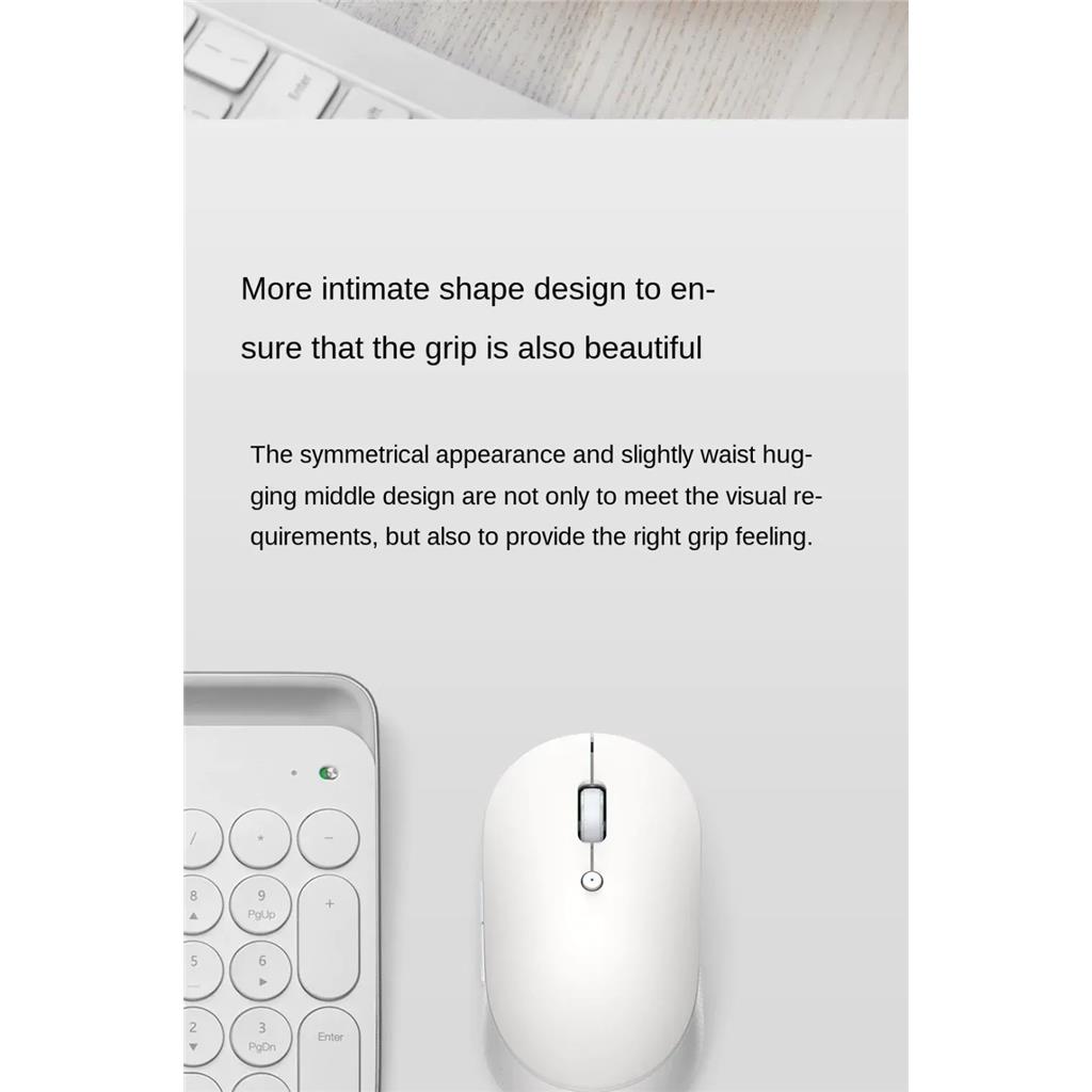 Xiaomi Mi Dual Mode Wireless Bluetooth Mouse Beyaz