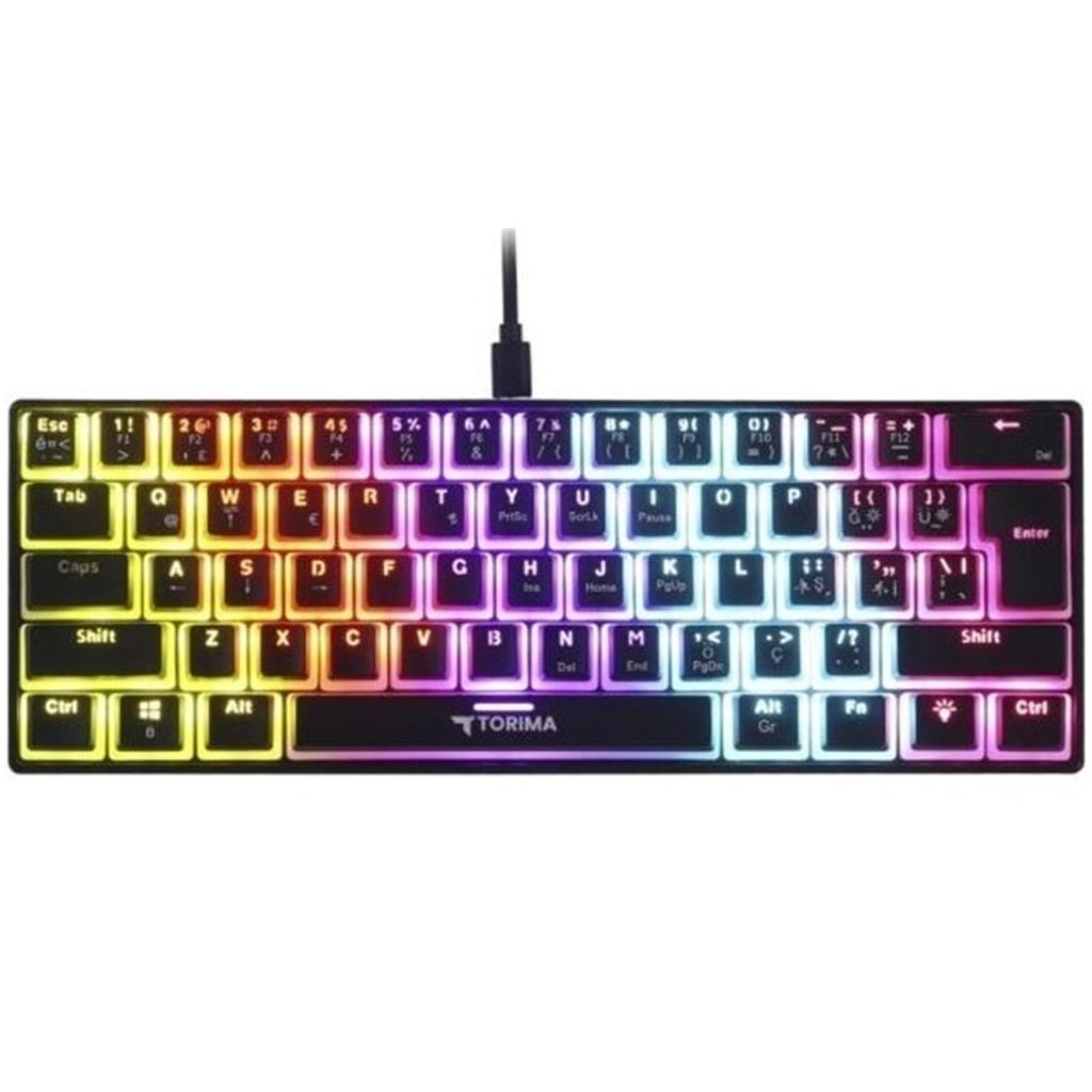 Torima TK-04 RGB ışklı Kablolu Mekanik Oyuncu Klavyesi