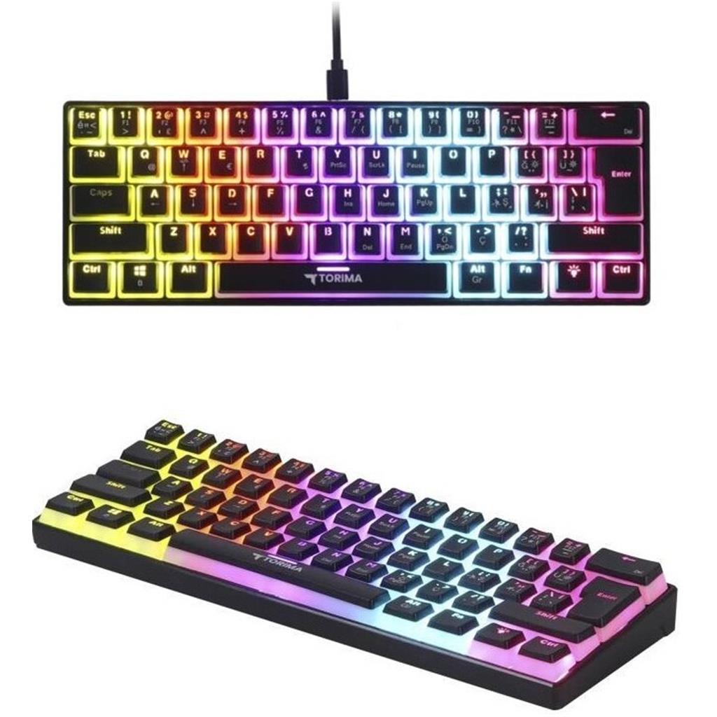 Torima TK-04 RGB ışklı Kablolu Mekanik Oyuncu Klavyesi