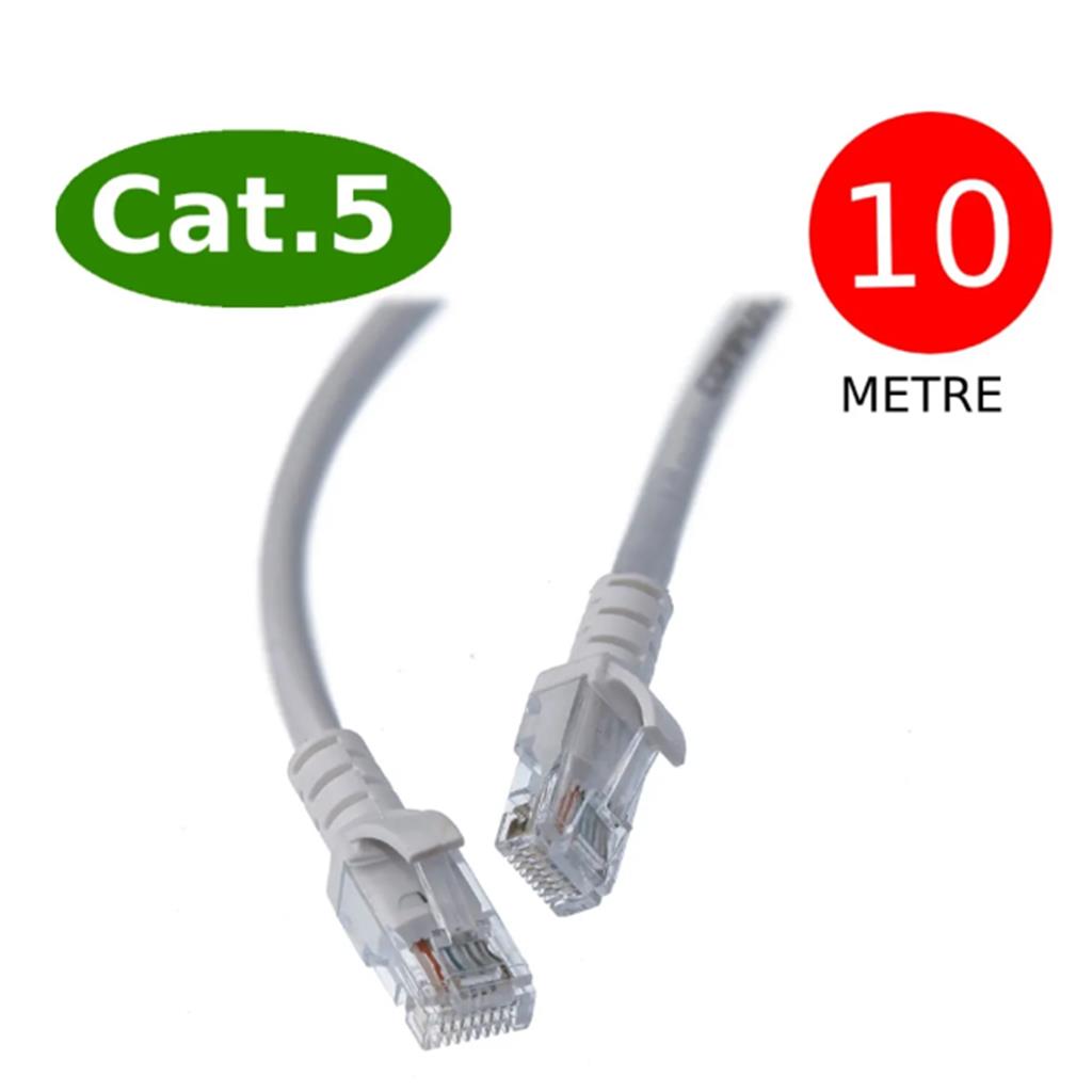 ETHERNET PATCH CAT5 POŞETLİ KABLO (1,5-3-5-10-15-20-25-30))