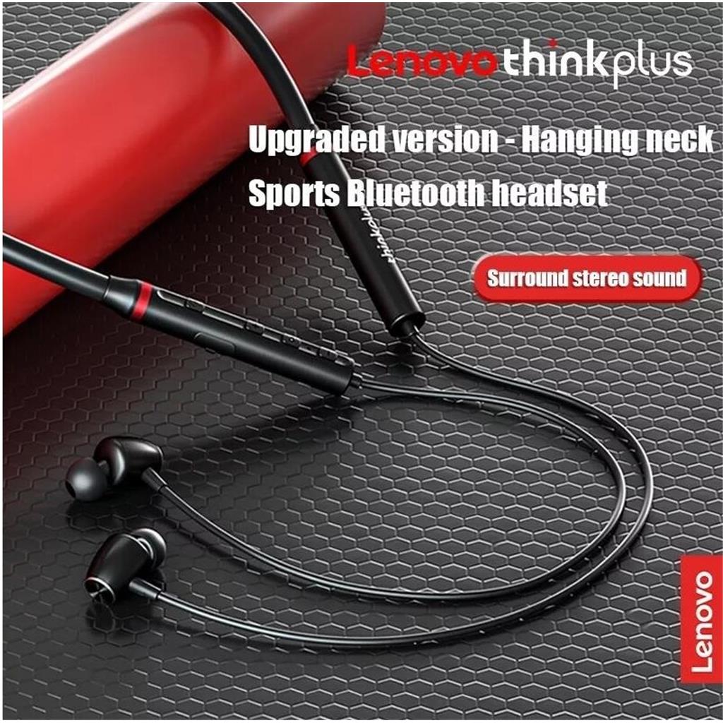 Lenovo HE05X Iı Manyetik Neckband Kablosuz Bluetooth 5.0 Kulaklık Siyah