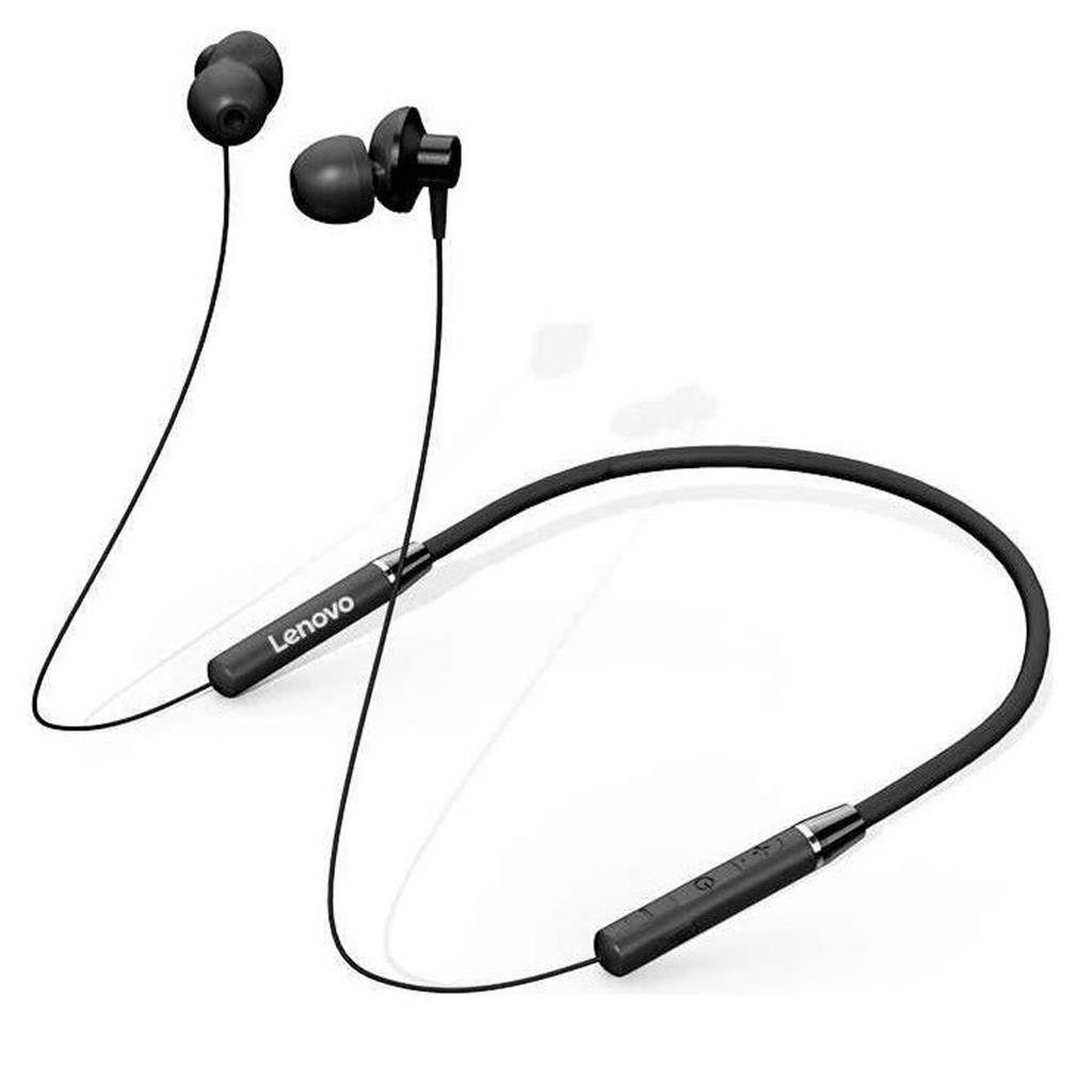 LENOVO HE05 Bluetooth 5.0 Chip Kulaklik Kablosuz Stereo Spor Manyetik Kulaklik Su Geçirmez Kulaklik