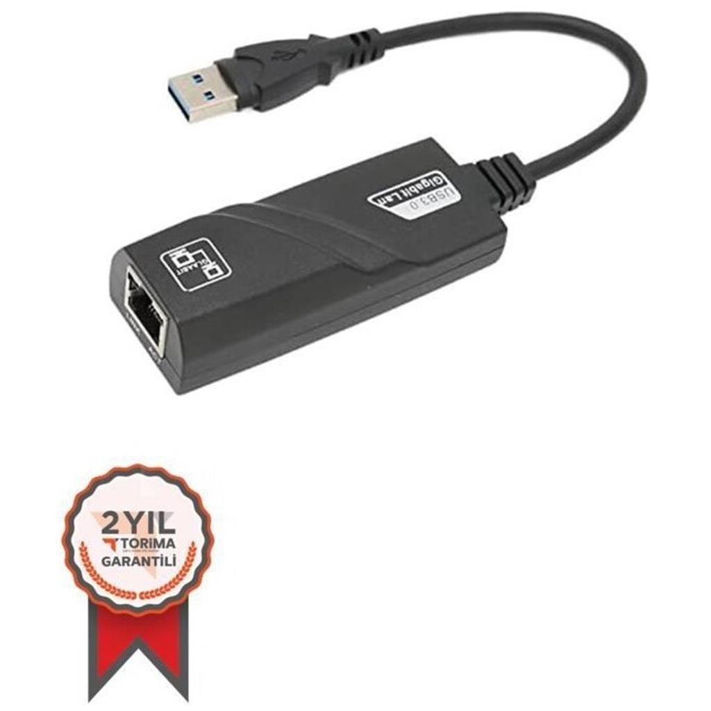 Torima Siyah Yd-74 USB 3.0 Ethernet Adaptörü