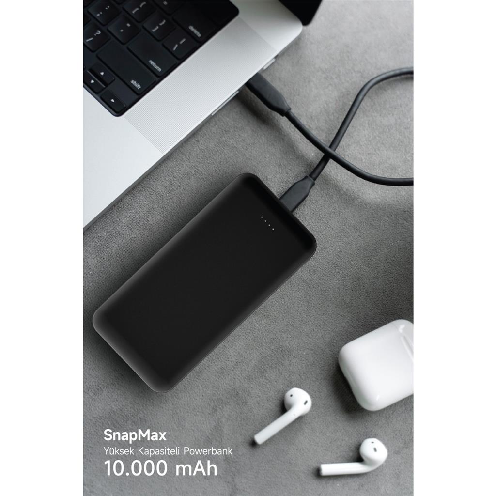 Snarpon 10.000 Mah Powerbank 2x USB Çıkışlı 1 Type-C ve 1 Micro Girişli SNP-3000-3001