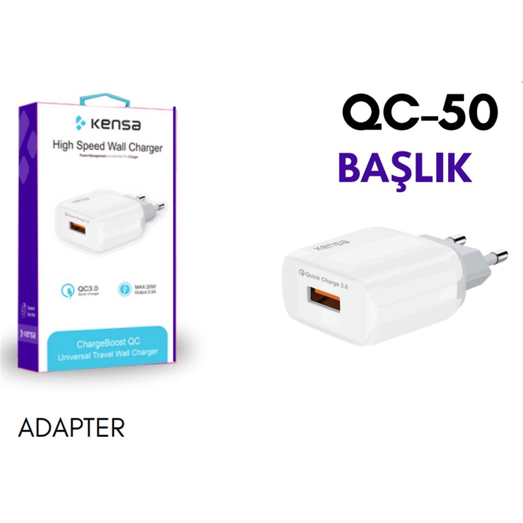 ADAPTER BAŞLIK QC- 50