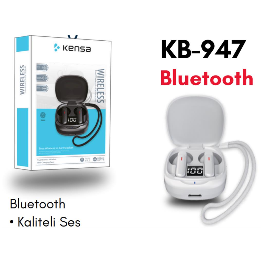 KB-947 Bluetooth Kulakiçi Kulaklık Süper Bass