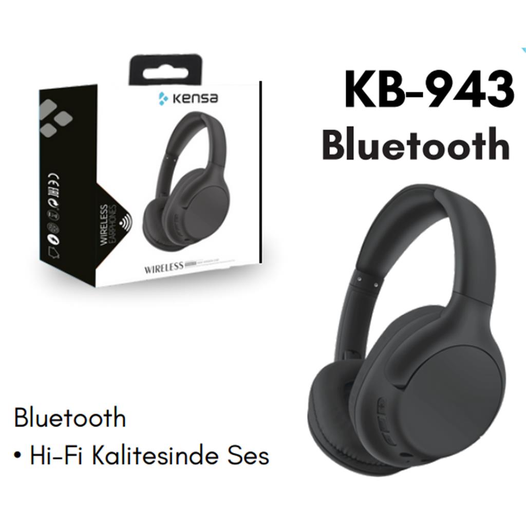 KULAKÜSTÜ KULAKLIK  Bluetooth  Mikrofonlu  Hi-Fi Kalitesinde Ses