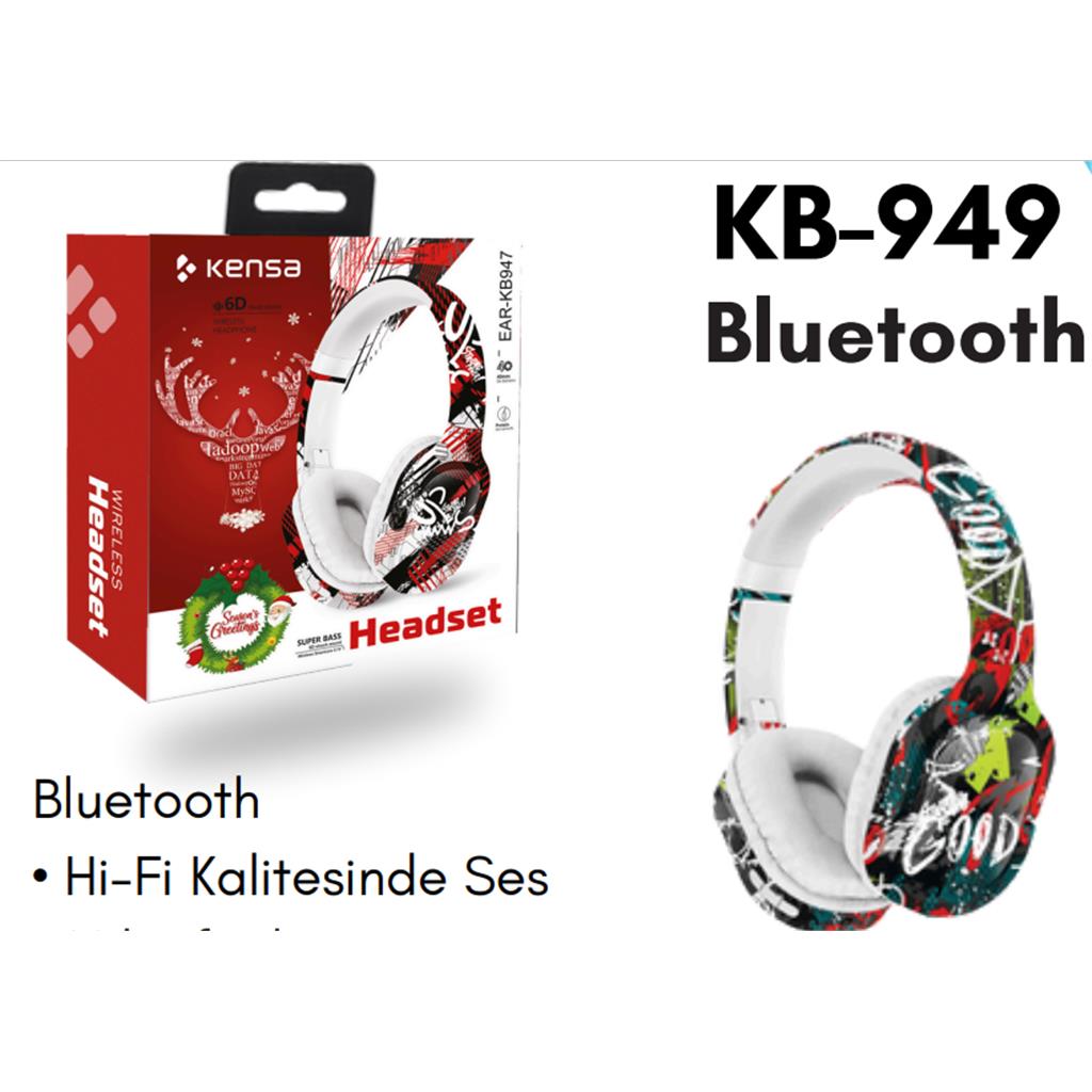 KULAKÜSTÜ KULAKLIK  Bluetooth  Mikrofonlu  Hi-Fi Kalitesinde Ses