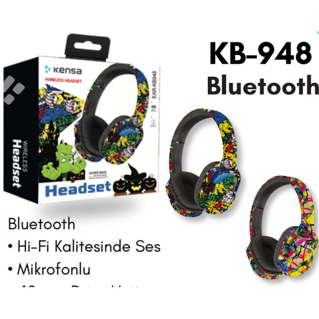 KULAKÜSTÜ KULAKLIK  Bluetooth  Mikrofonlu  Hi-Fi Kalitesinde Ses