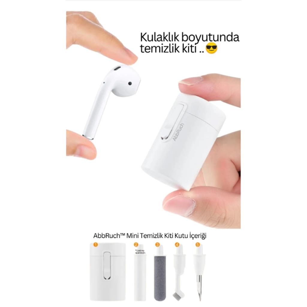 Mini Temizlik Kiti Bluetooth Kulaklık/Telefon/Klavye Temizleyici Elektronik Ürün Temizlik Kiti Abbru