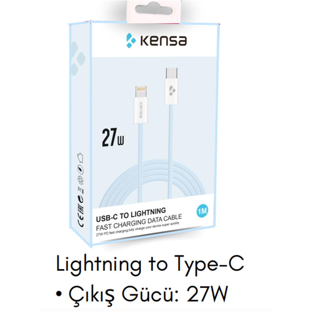 Lightning to Type-C Hızlı Şarj Kablosu PD 27W