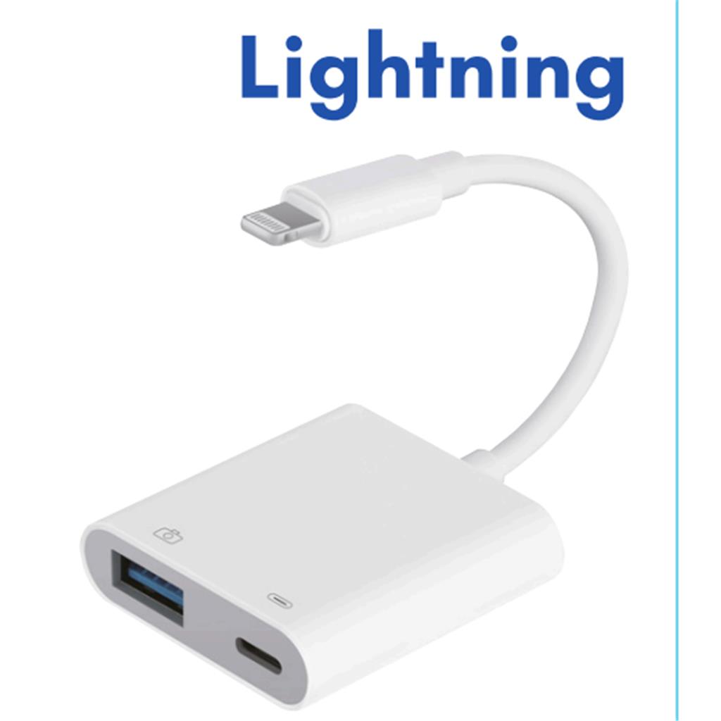 iPhone Uyumlu Lightning 2in1 Şarj Kulaklık Dönüştürücü Adaptör Şarj Çoğaltıcı Splitter