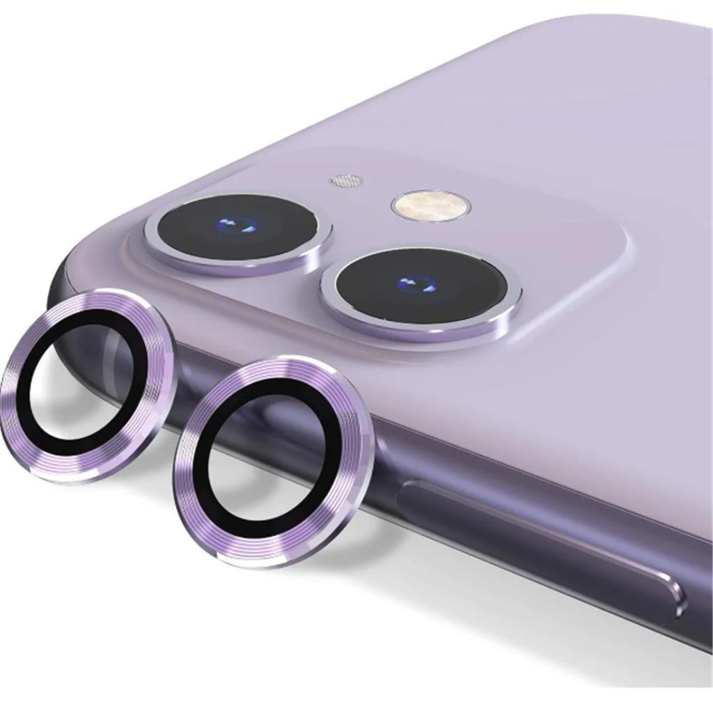 İphone 11 Uyumlu 9h Tam Kaplayan Kamera Koruyucu Lens Koruyucu Metal Ve Kırılmaz Cam