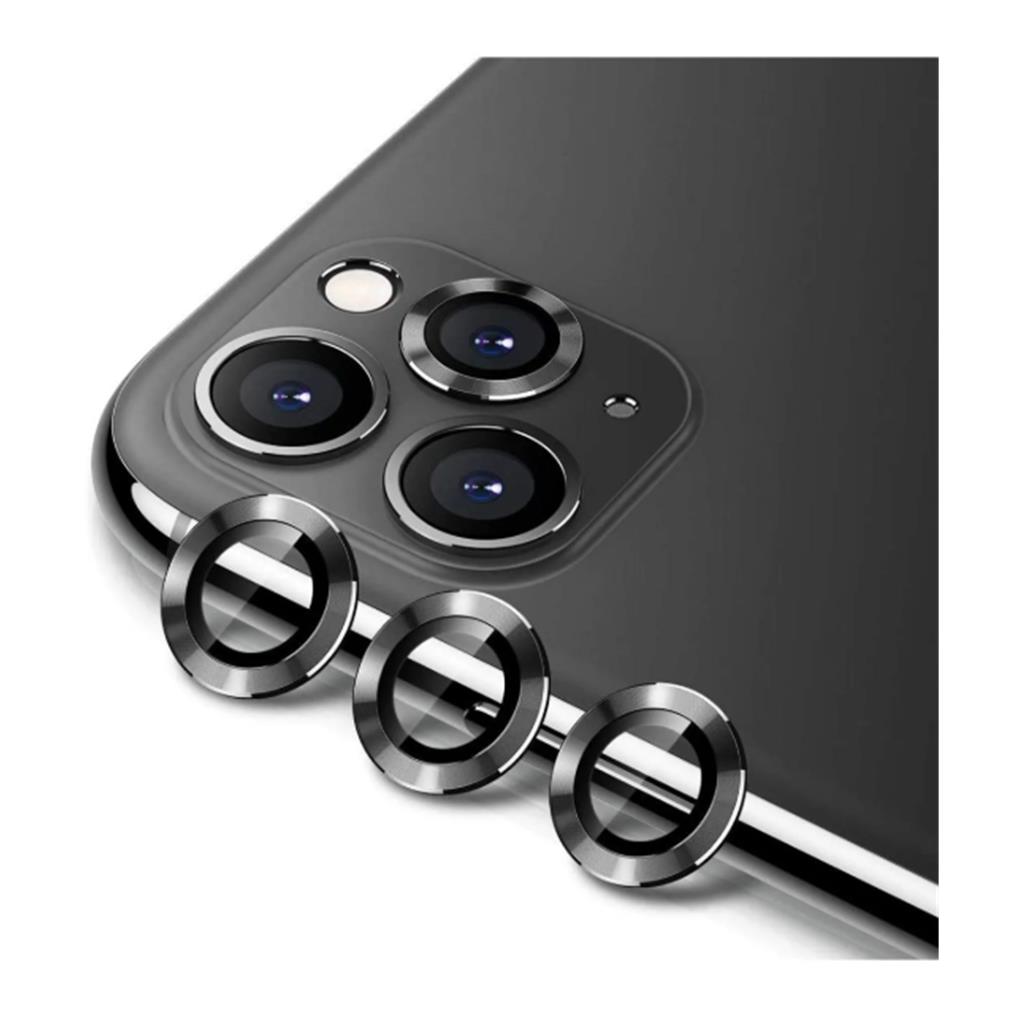 Iphone 11 Pro Uyumlu Kamera Koruyucu Lens Mercek Metal