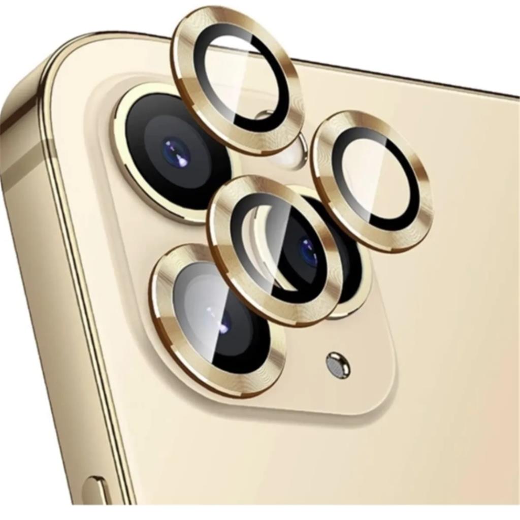 Iphone 11 Pro Uyumlu Kamera Koruyucu Lens Mercek Metal