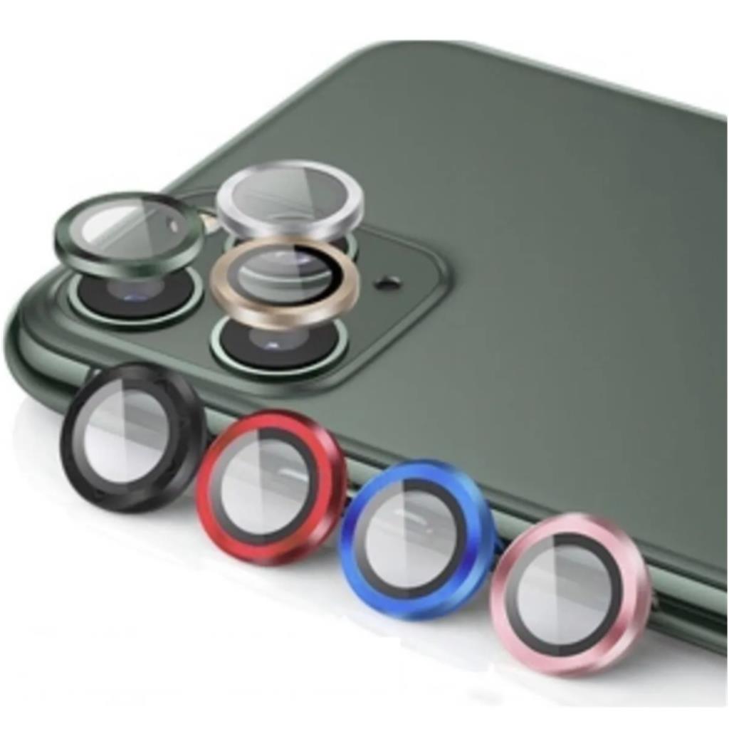 Iphone 12 Pro  Uyumlu Kamera Koruyucu Lens Mercek Metal Çerçeveli 3