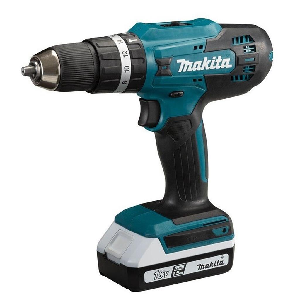 Makita Darbeli Matkap Vidalama 18V 1,5AH Çift Akü HP488D002