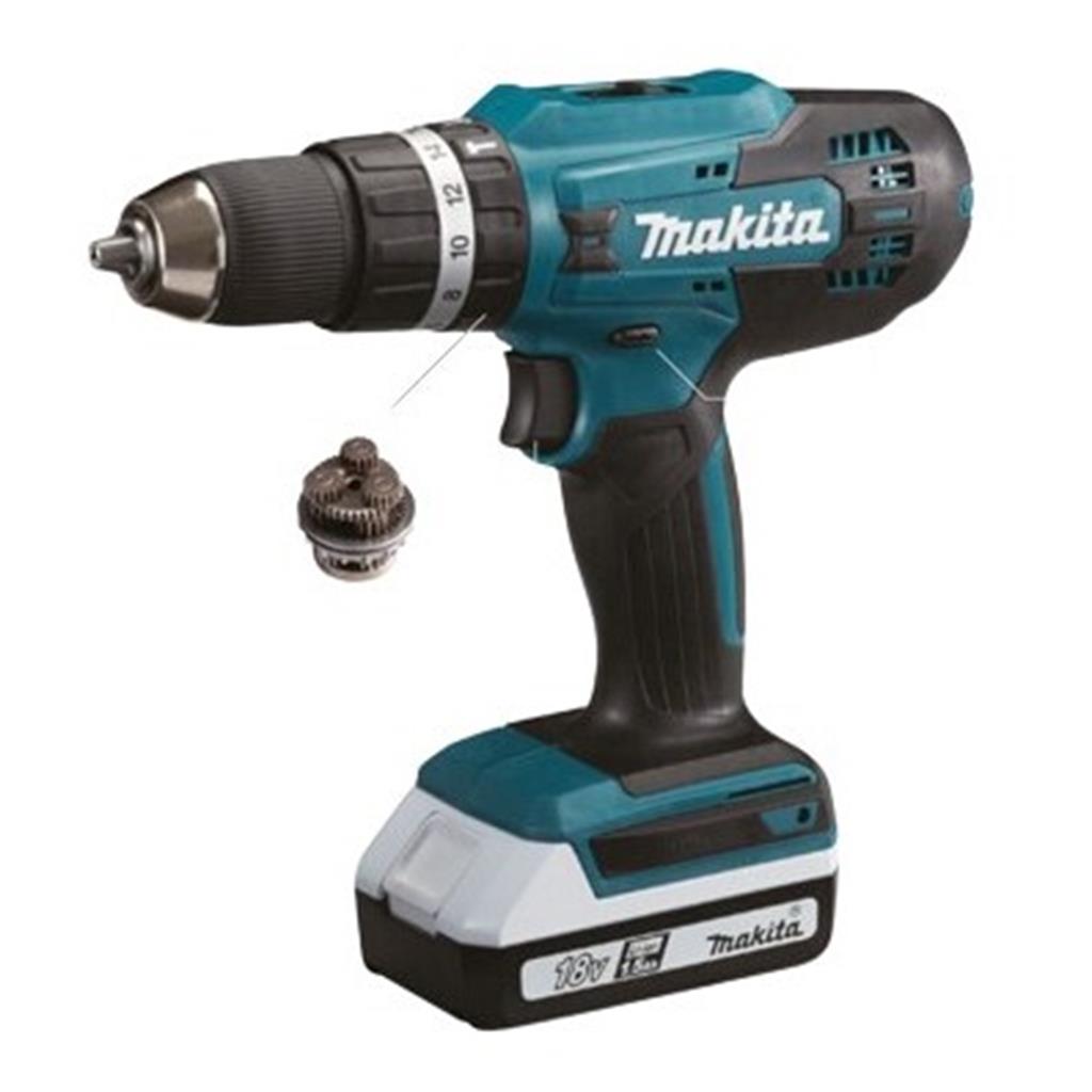 Makita Akülü Darbesiz Matkap Vidalama 1,5 A 18V  DF488D002