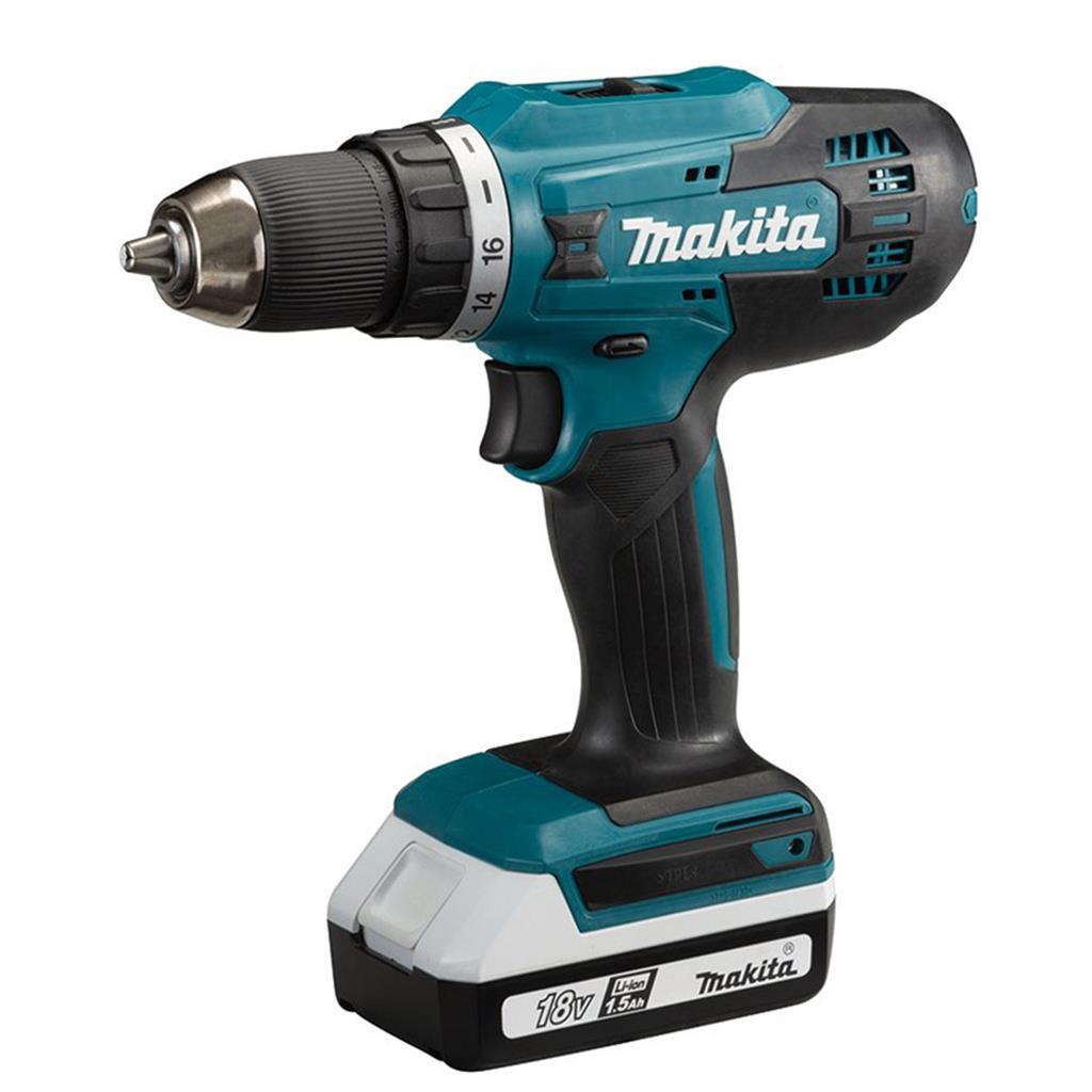 Makita Akülü Darbesiz Matkap Vidalama 1,5 A 18V  DF488D002