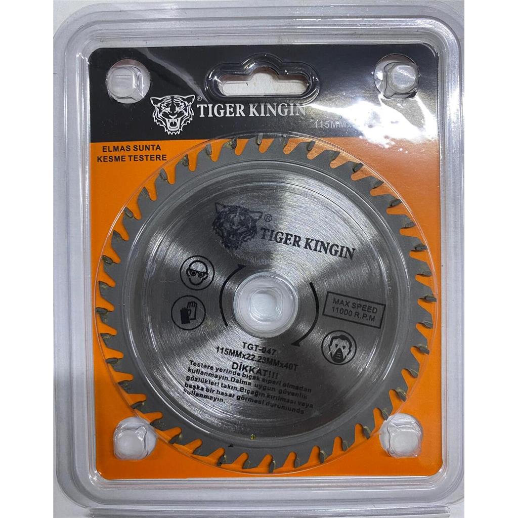 Tiger King Elmas Sunta Kesme Testere & Art Power115 mm x 22.23 mm x 40T