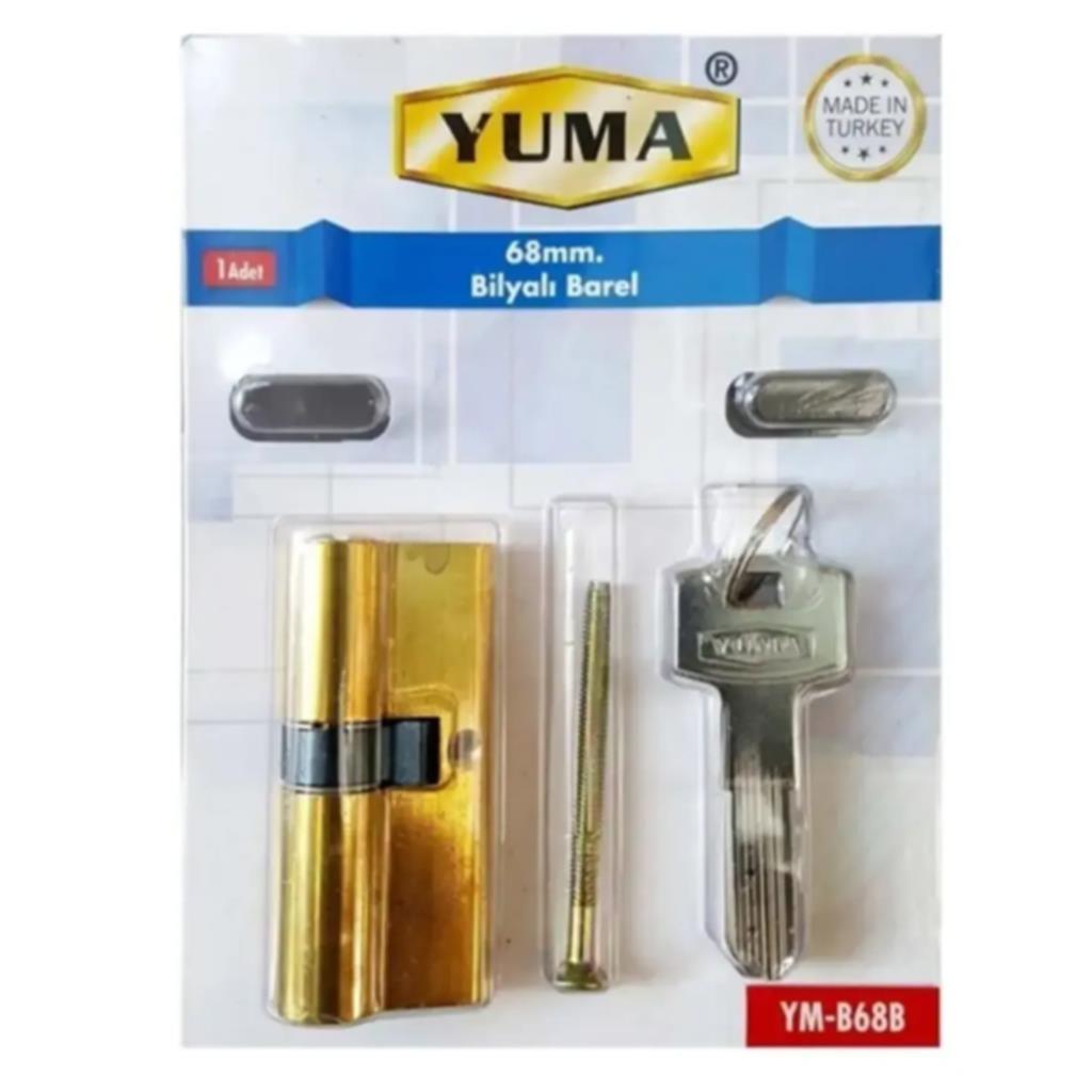 Yuma Bilyali 68 Mm Barel Sari Kilit Ym-B68b